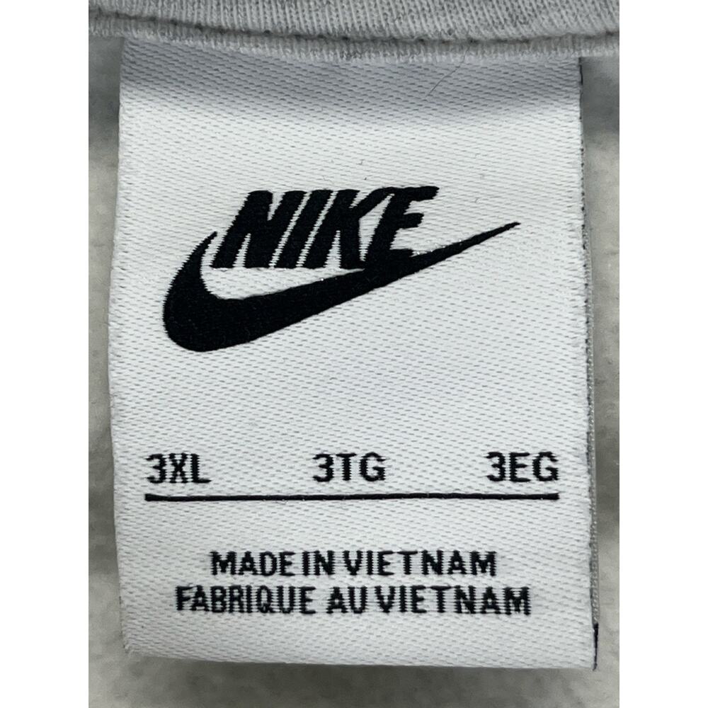 Nike Men’s 3XL Gray Hoodie Sweatshirt Graphic Rose Detail - Picture 8 of 15